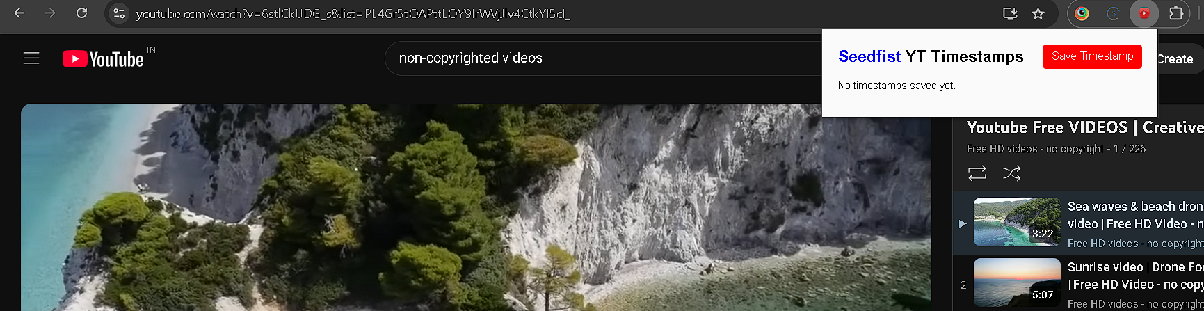Youtube Timestamp Saver Chrome Extension | Deleting Timestamps